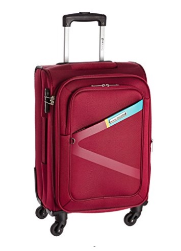 India Desire : Buy Safari Polyester 54.5 cms Red Softsided Carry-On (Greater) at Rs. 1718 from Amazon [MRP Rs 6870]